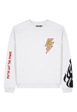 Sweatshirt Oversize Brodé "Power"