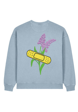 Sweatshirt Oversize Brodé "Bandage"