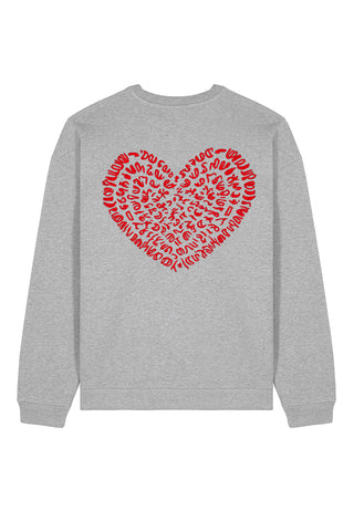 Sweatshirt Oversize Brodé "Corazon"