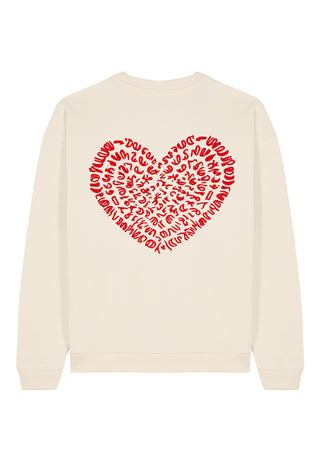 Sweatshirt Oversize Brodé "Corazon"