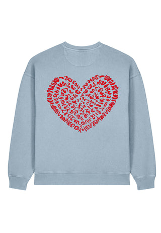 Sweatshirt Oversize Brodé "Corazon"