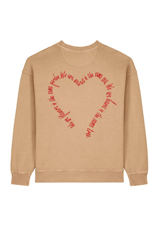 Sweatshirt Oversize Brodé "Flowers"