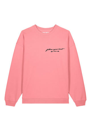 Sweatshirt Oversize Brodé "Follow Your Heart"