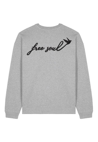 Sweatshirt Oversize Brodé "Free Soul"