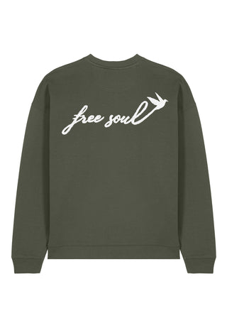 Sweatshirt Oversize Brodé "Free Soul"