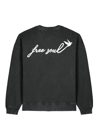 Sweatshirt Oversize Brodé "Free Soul"
