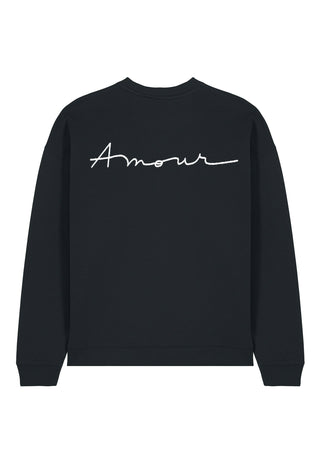 Sweatshirt Oversize Brodé "Amour"