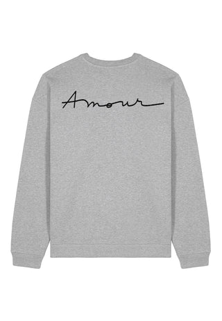 Sweatshirt Oversize Brodé "Amour"