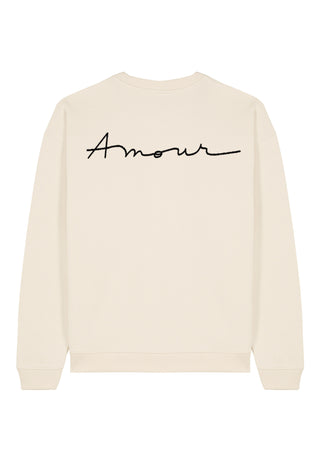 Sweatshirt Oversize Brodé "Amour"