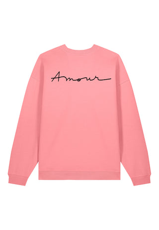 Sweatshirt Oversize Brodé "Amour"