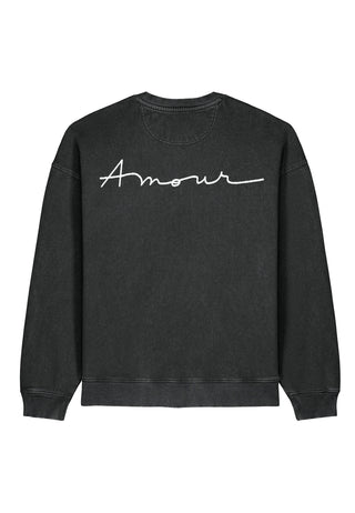 Sweatshirt Oversize Brodé "Amour"