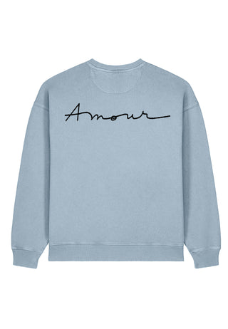 Sweatshirt Oversize Brodé "Amour"