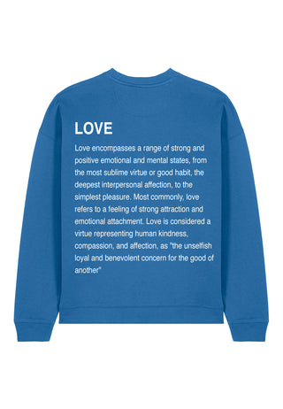 Sweatshirt Oversize Brodé "Love Definition"