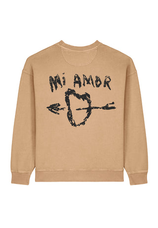 Sweatshirt Oversize Brodé "Mi Amor"