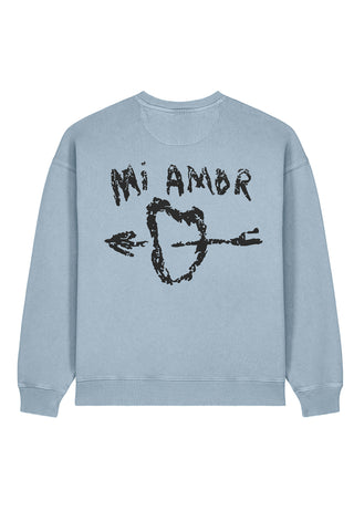 Sweatshirt Oversize Brodé "Mi Amor"