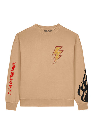 Sweatshirt Oversize Brodé "Power"