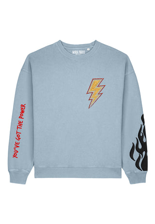 Sweatshirt Oversize Brodé "Power"
