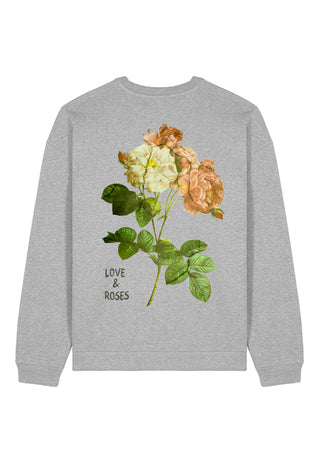 Sweatshirt Oversize Brodé "Roses"