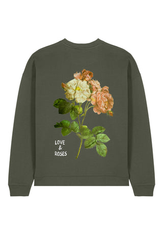 Sweatshirt Oversize Brodé "Roses"