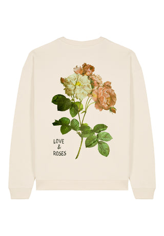 Sweatshirt Oversize Brodé "Roses"