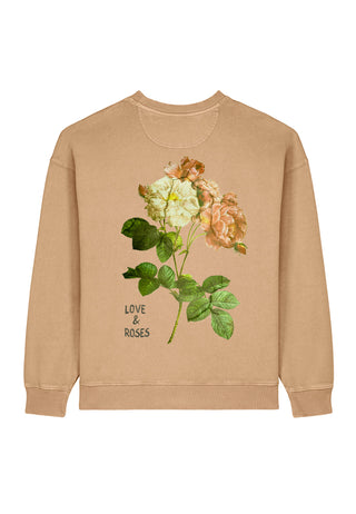 Sweatshirt Oversize Brodé "Roses"
