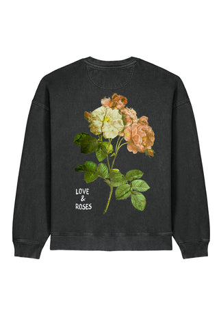Sweatshirt Oversize Brodé "Roses"