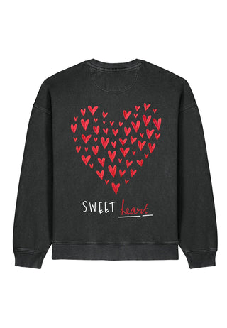 Sweatshirt Oversize Brodé "Sweetheart"