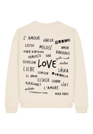 Sweatshirt Oversize Brodé "Universal Love"