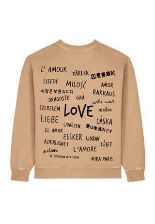Sweatshirt Oversize Brodé "Universal Love"