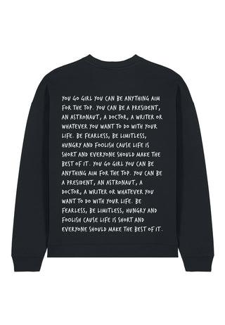 Sweatshirt Oversize Brodé "You Go Girl"