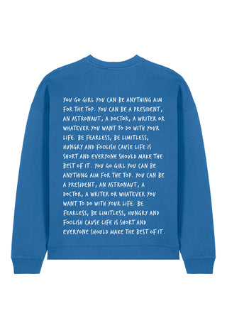 Sweatshirt Oversize Brodé "You Go Girl"