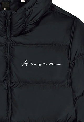 Doudoune Oversize Brodée "Amour"
