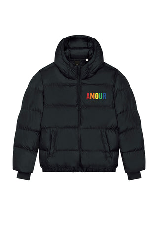 Doudoune Oversize Brodée "Amour"