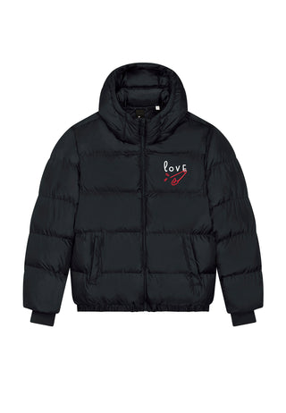 Doudoune Oversize Brodée "Love"
