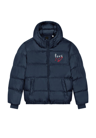 Doudoune Oversize Brodée "Love"