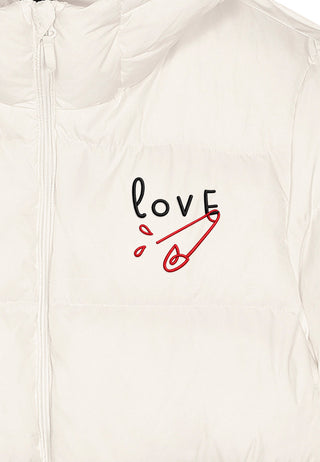 Doudoune Oversize Brodée "Love"