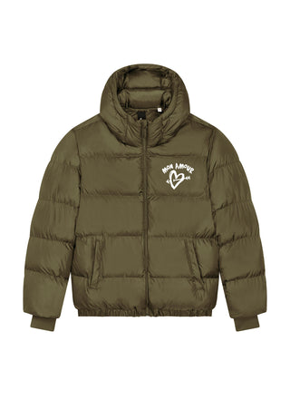 Doudoune Oversize Brodée "Mon Amour"