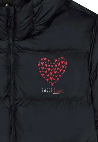 Doudoune Oversize Brodée "Sweetheart"