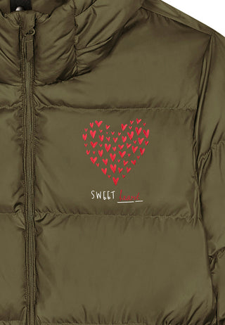 Doudoune Oversize Brodée "Sweetheart"