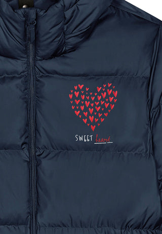 Doudoune Oversize Brodée "Sweetheart"