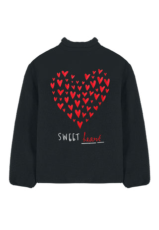Veste Sherpa Brodée "Sweetheart"