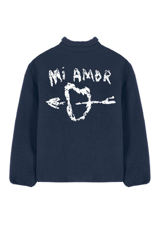Veste Sherpa Brodée "Mi Amor"