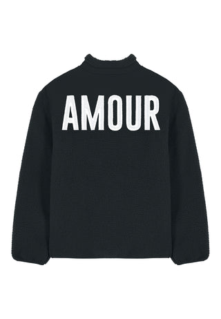 Veste Sherpa Brodée "Amour"