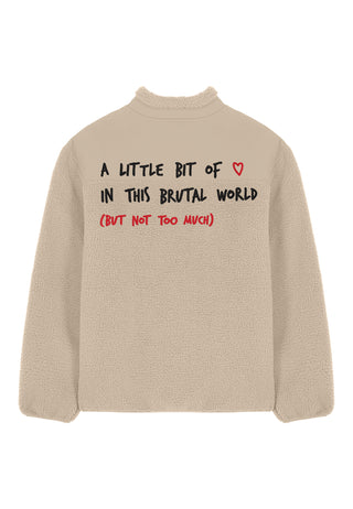 Veste Sherpa Brodée "Brutal"