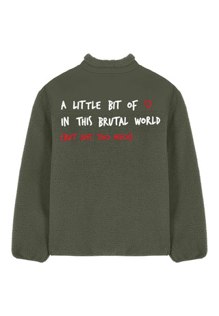 Veste Sherpa Brodée "Brutal"