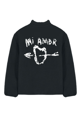 Veste Sherpa Brodée "Mi Amor"