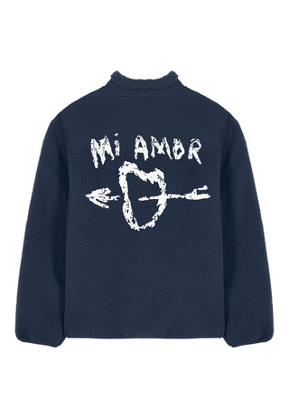 Veste Sherpa Brodée "Mi Amor"