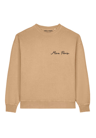 Sweatshirt Oversize Brodé "Coeur Pins"