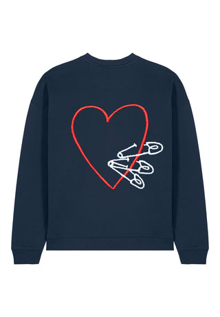 Sweatshirt Oversize Brodé "Pins"