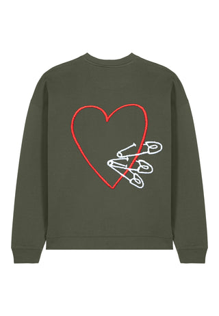 Sweatshirt Oversize Brodé "Pins"